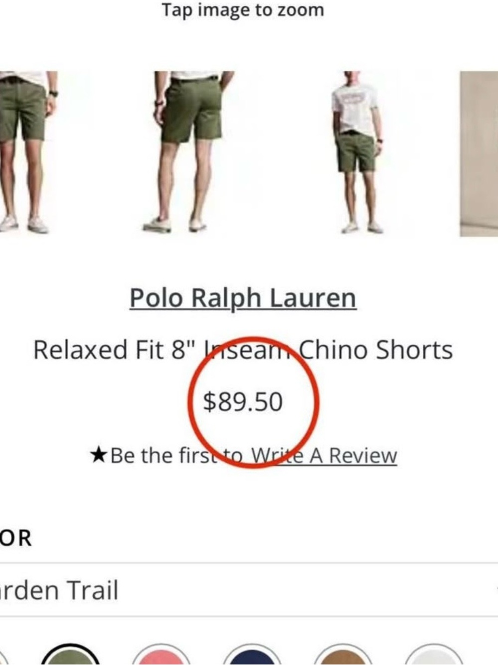 Men's Ralph Lauren Shorts - Picture 4 of 4